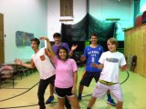 Waylon, Brandon, Bricia, Carson, and Kyle in rehearsal. Check back to the Current for photos of them in their quinceanera finery. 